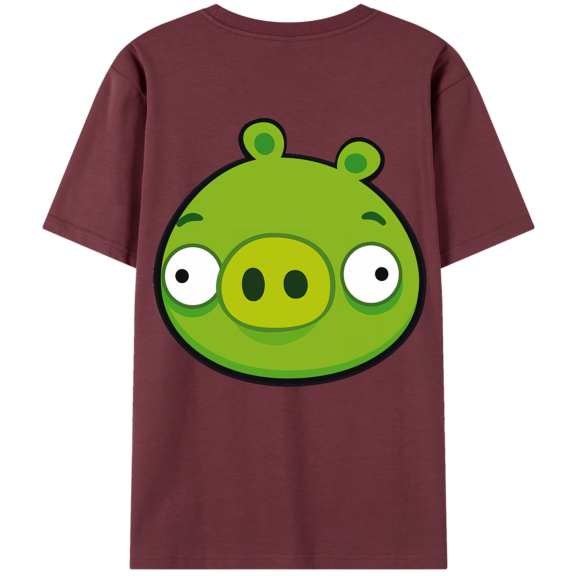 （画像用） Angry Birds アングリーバード 綿100％半袖Tシャツ（背面プリント）